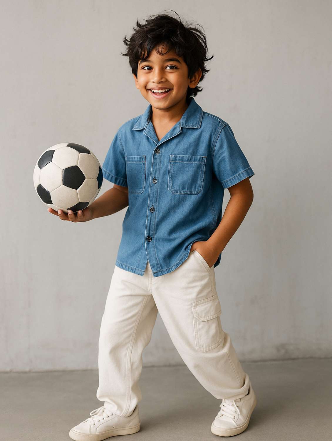 boys short sleeve collaerd shirt - 22173695 -  Standard Image - 1
