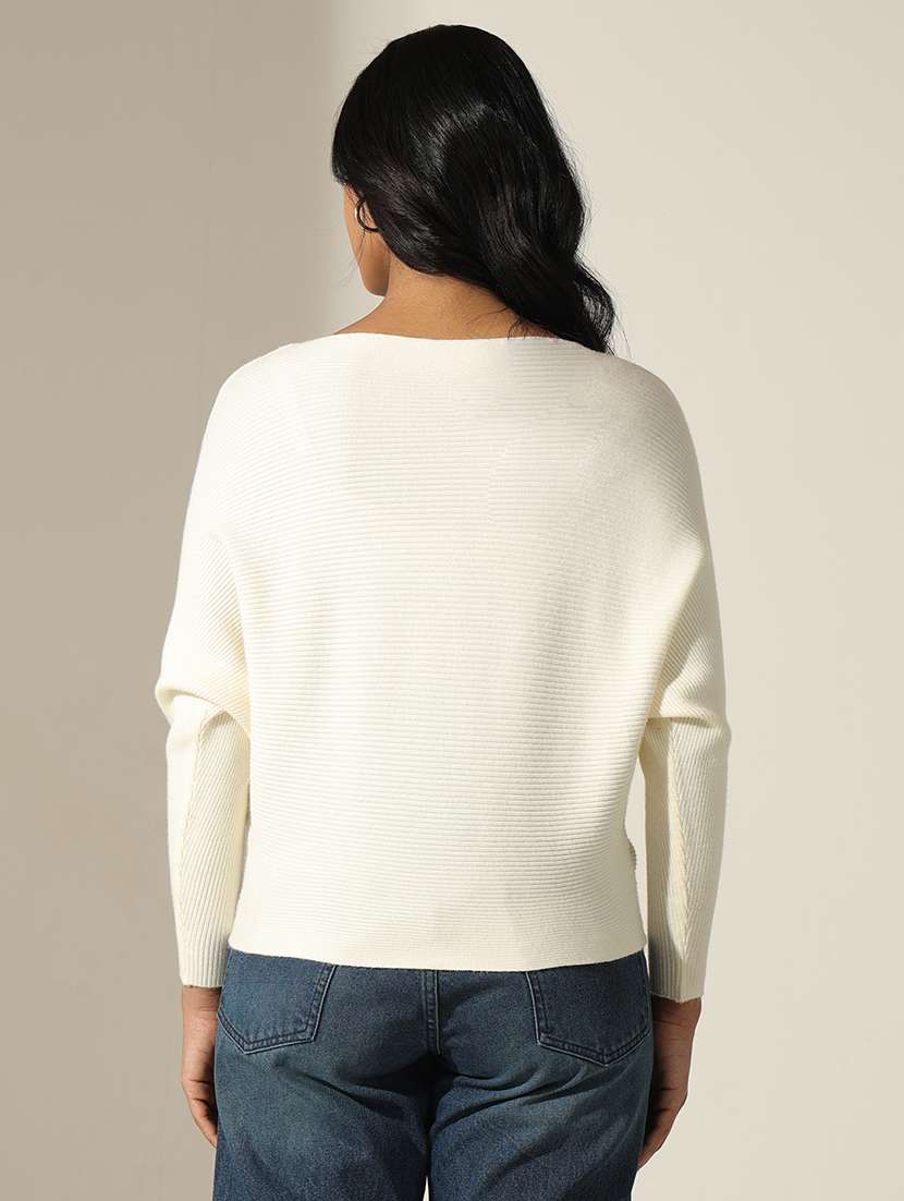 off white cotton regular top - 22173732 -  Standard Image - 4