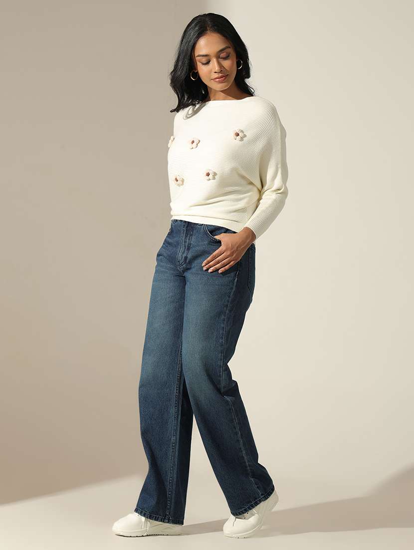 off white cotton regular top - 22173732 -  Standard Image - 6