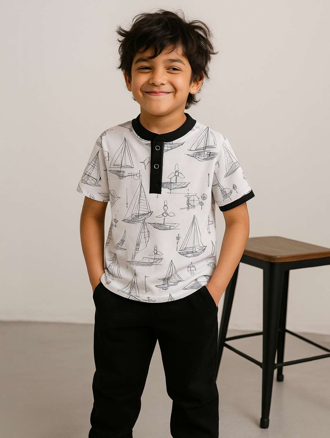 boys printed short sleeve t-shirt - 22173764 -  Standard Image - 1