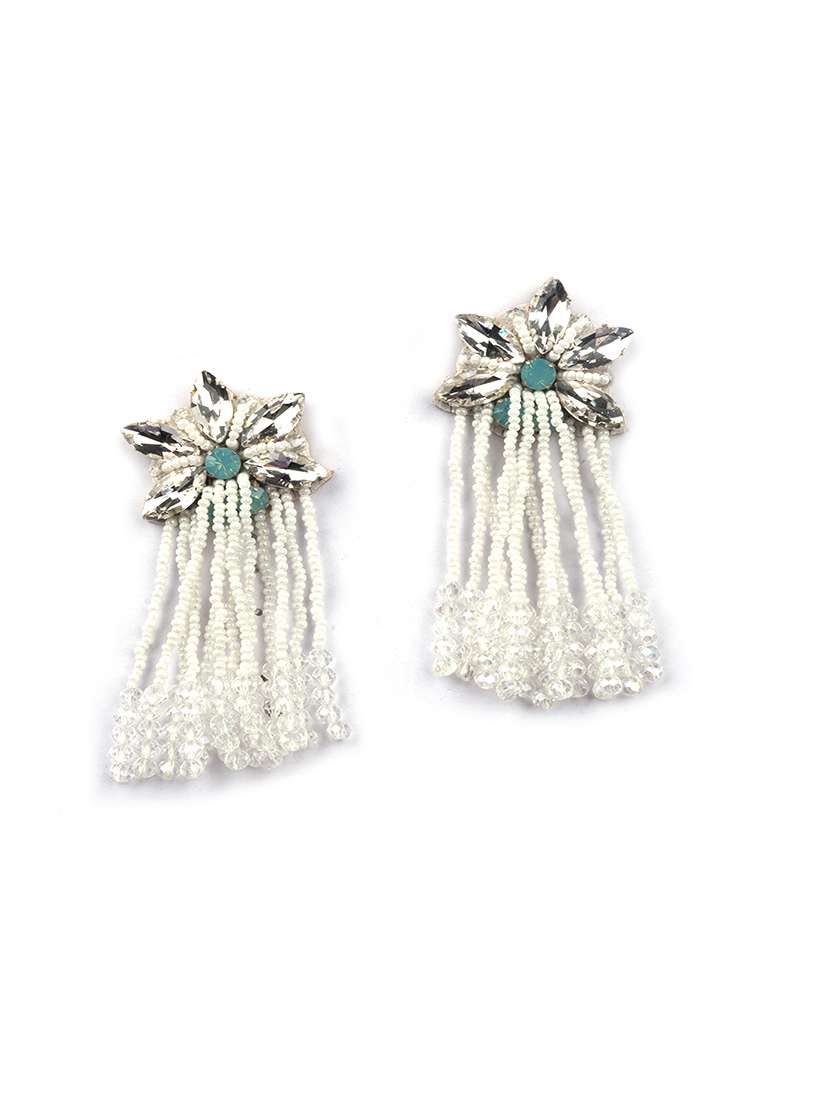 handmade star pearl drop earrings - 22173771 -  Standard Image - 1