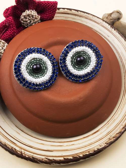 handmade evil eye studs - 22173773 -  Standard Image - 0