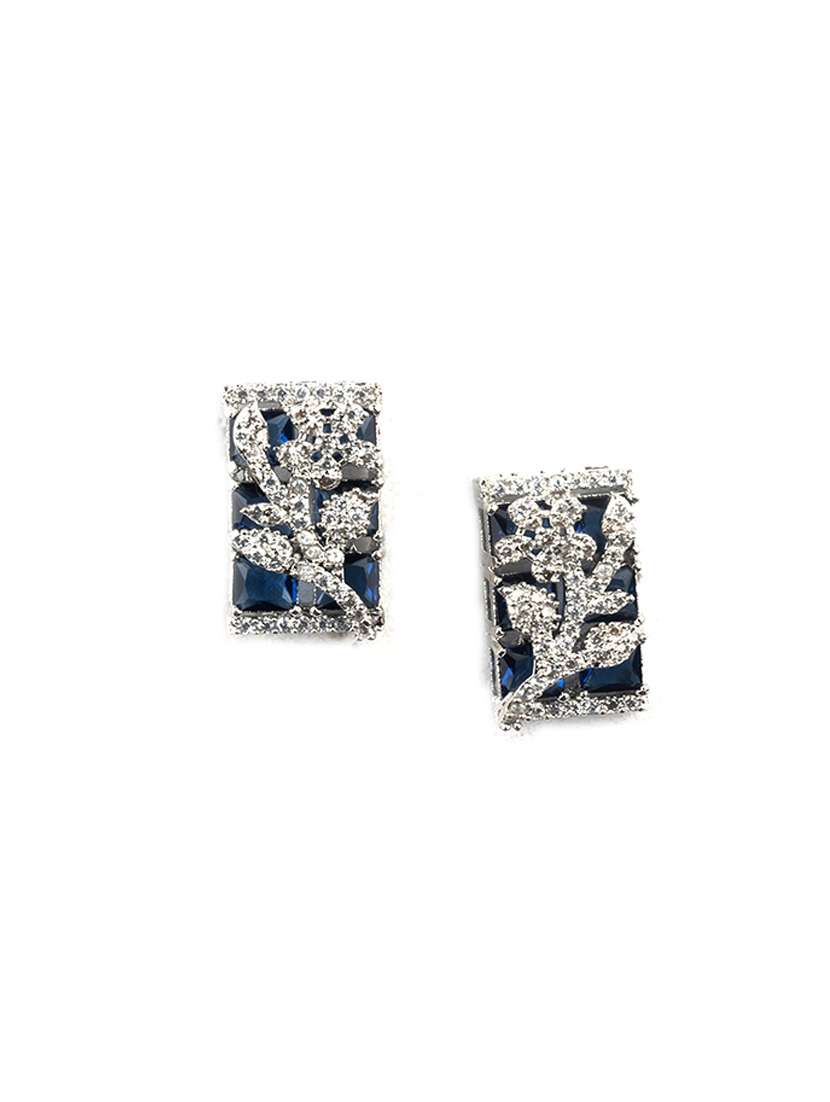 luxurious blue ad square pendant with earrings - 22173850 -  Standard Image - 4