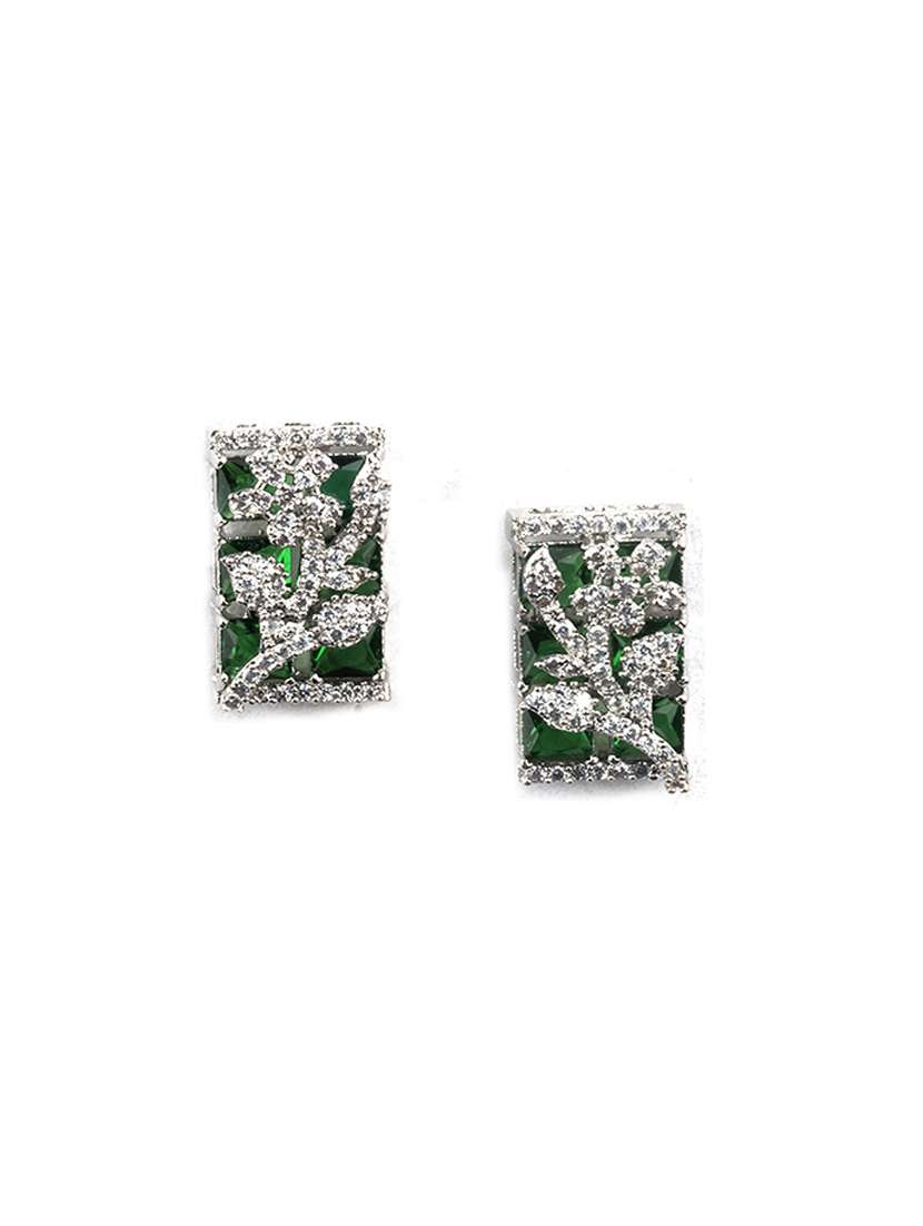 luxurious green ad square pendant with earrings - 22173851 -  Standard Image - 4