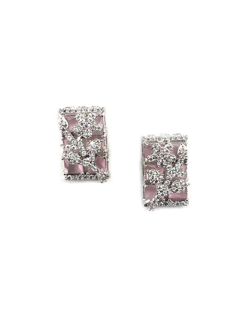 luxurious pink ad square pendant with earrings - 22173853 -  Standard Image - 4
