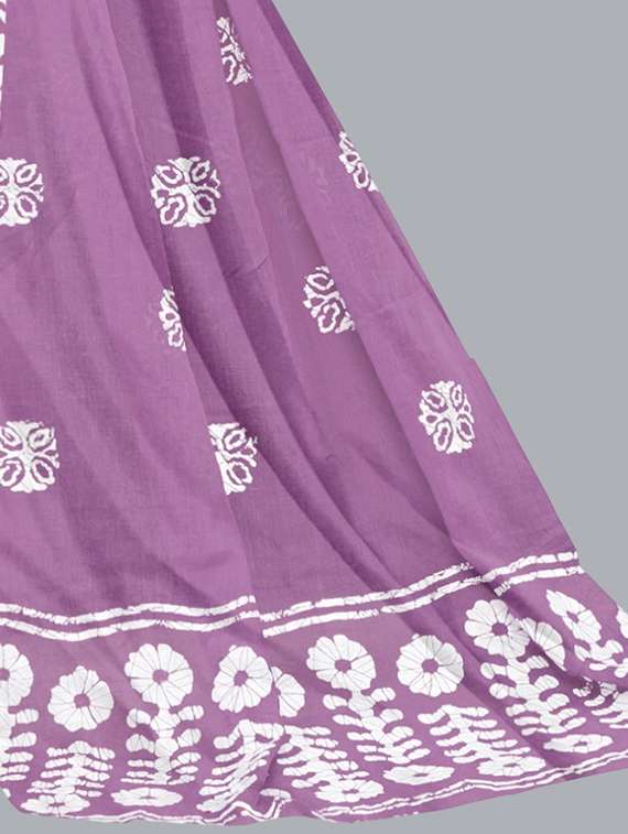 women batik printed three quarter sleeve kurta pant with dupatta set - 22173860 -  Standard Image - 4