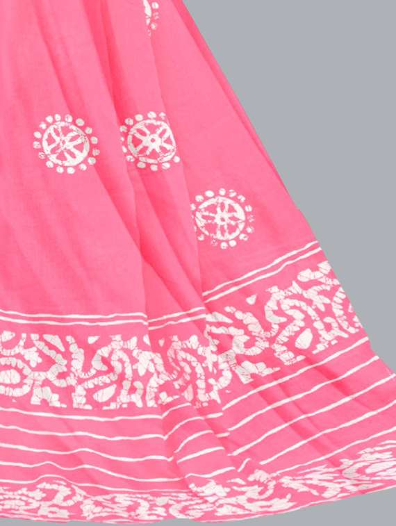 women batik printed three quarter sleeve kurta pant with dupatta set - 22173862 -  Standard Image - 4