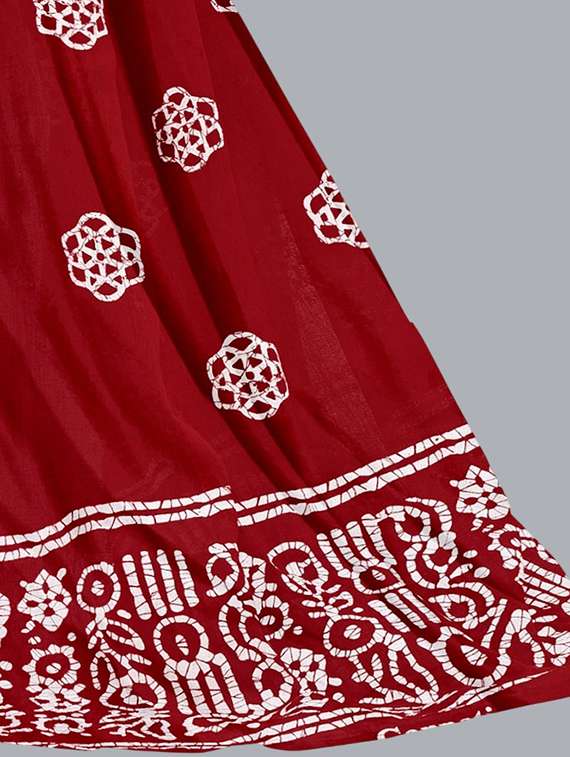 women batik printed three quarter sleeve kurta pant with dupatta set - 22173893 - Standard Image - 4