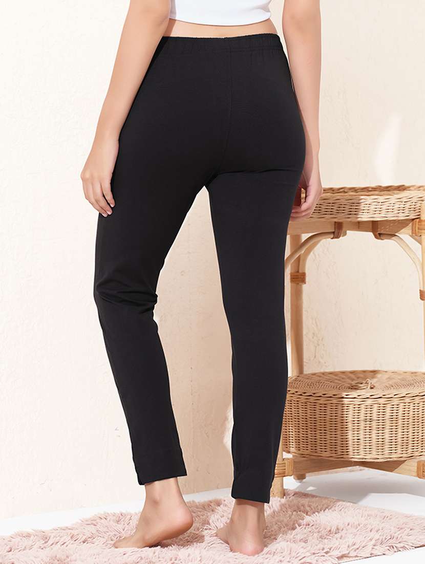 women solid mid rise ankle length leggings - 22173985 -  Standard Image - 1