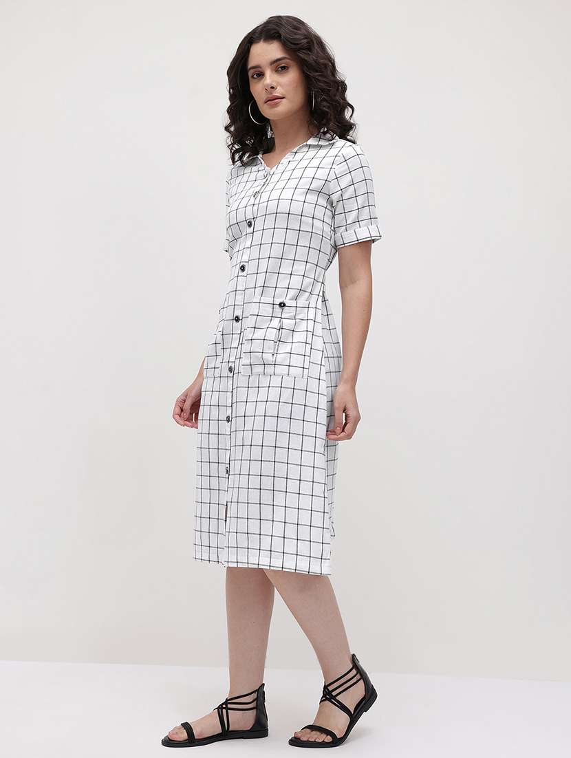 white cotton shirt dress - 22174098 -  Standard Image - 1