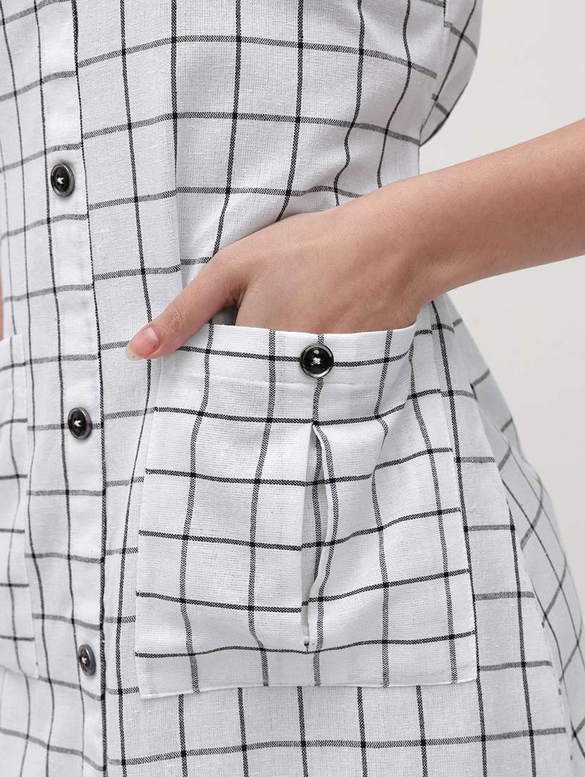 white cotton shirt dress - 22174098 -  Standard Image - 6