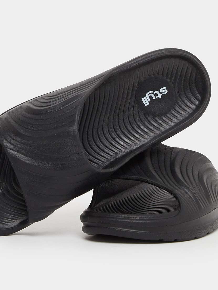 men solid slip on slider - 22174758 -  Standard Image - 4