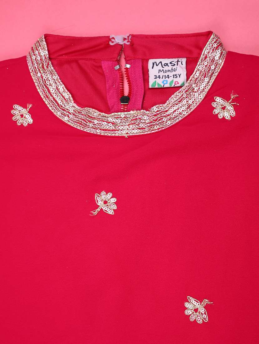 pink cotton full length sets coords set - 22174798 -  Standard Image - 1