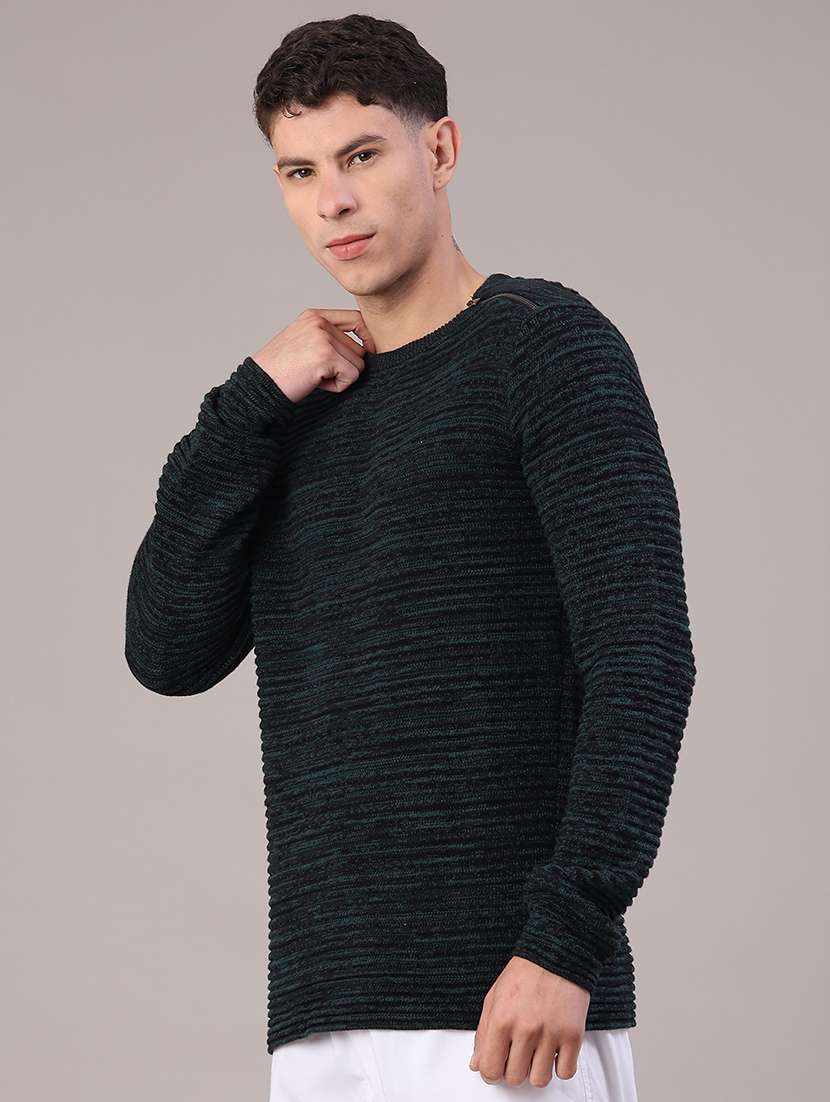 men self design long sleeve regular fit pullover  - 22174884 -  Standard Image - 1