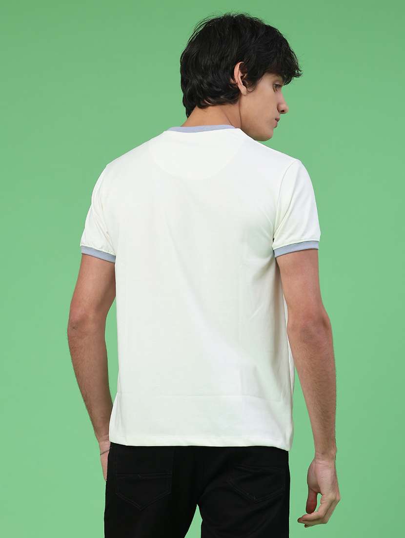 Men Printed Short Sleeve Regular Fit T-shirt - 22175044 -  Standard Image - 4