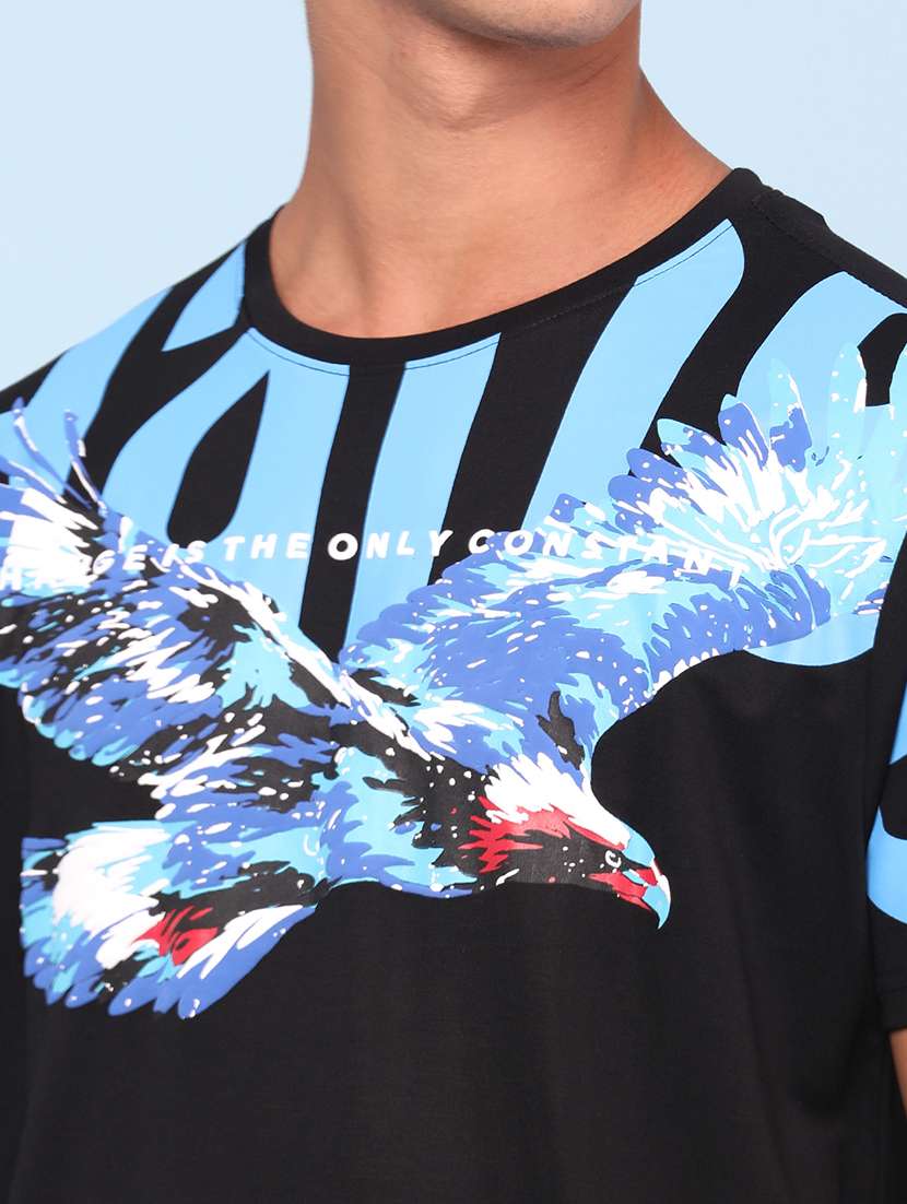 men printed short sleeves regular fit t-shirt - 22175052 -  Standard Image - 1