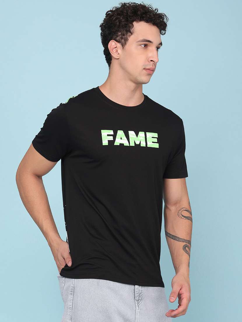 men printed short sleeves regular fit t-shirt - 22175053 -  Standard Image - 4
