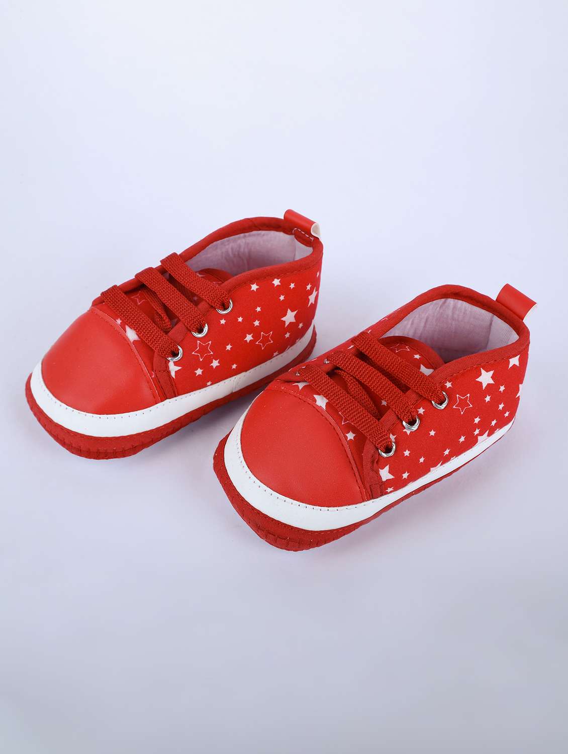 kids printed lace-up baby booties - 22175285 -  Standard Image - 1