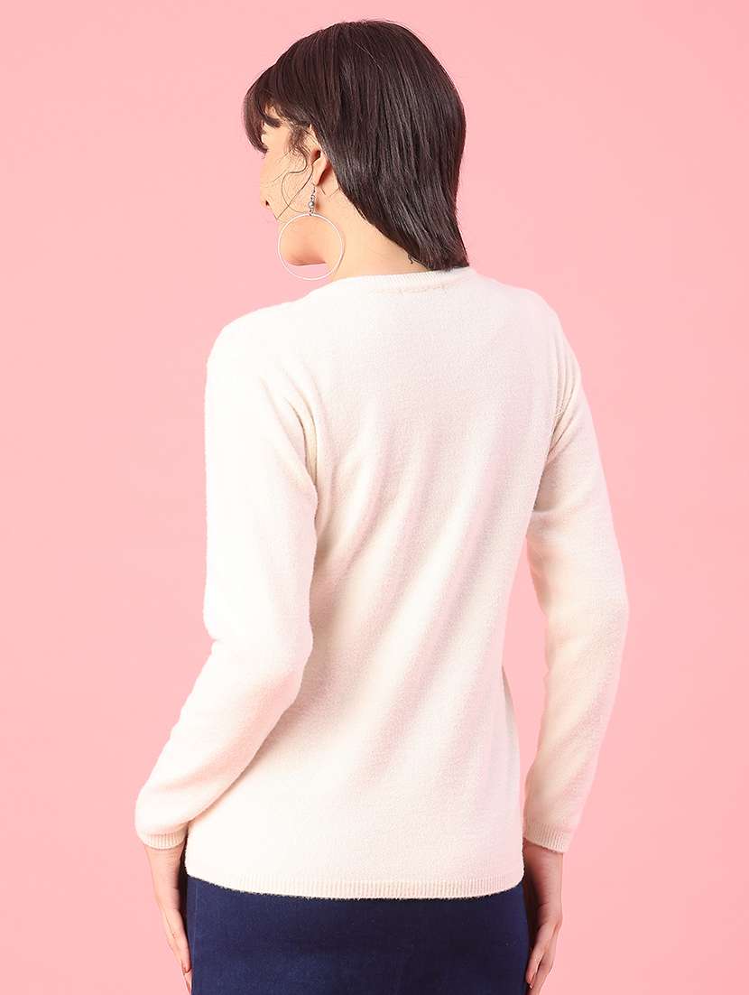 women self design long sleeve cardigan - 22175364 -  Standard Image - 4