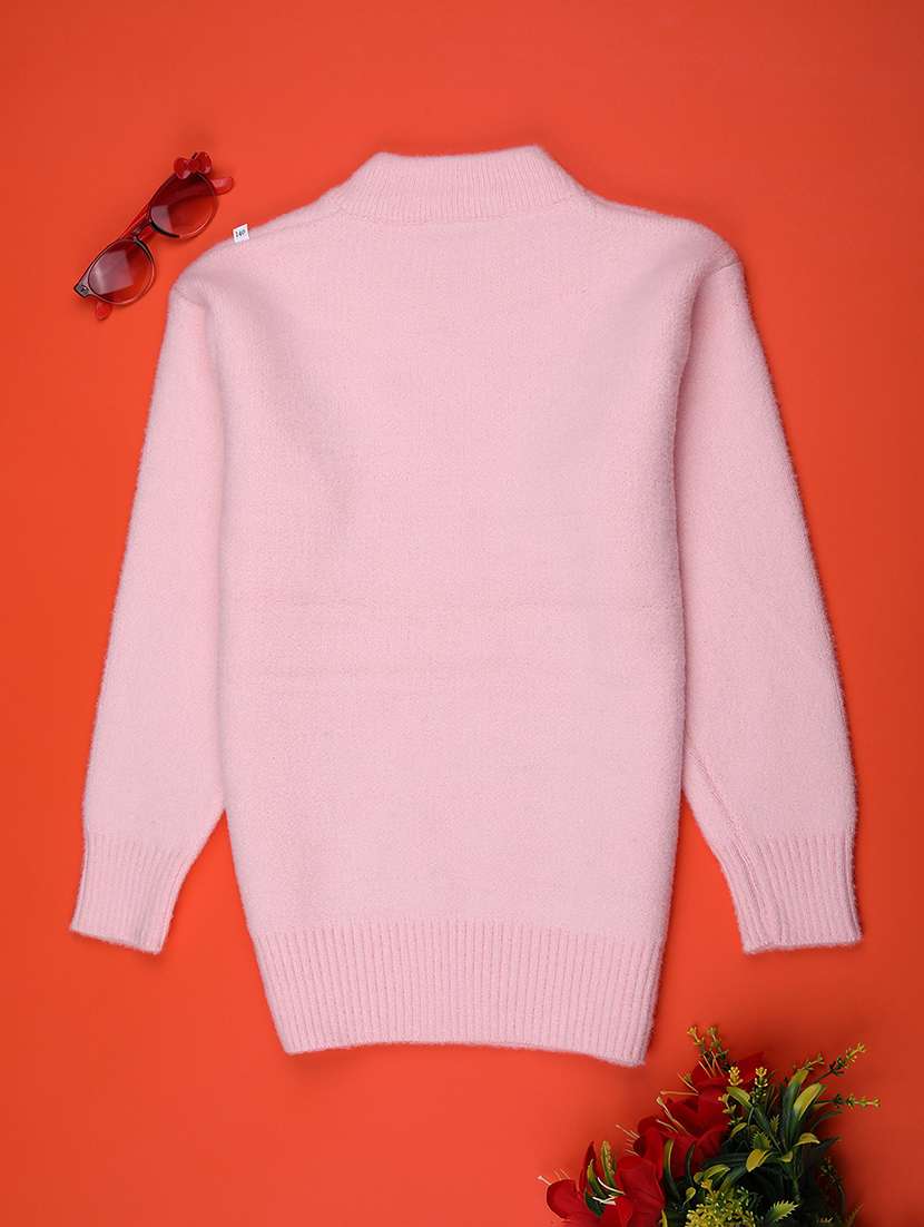 girls self designed long sleeve sweater - 22175374 -  Standard Image - 1