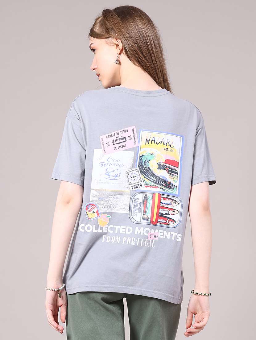 women printed short sleeve t-shirt - 22175410 -  Standard Image - 1