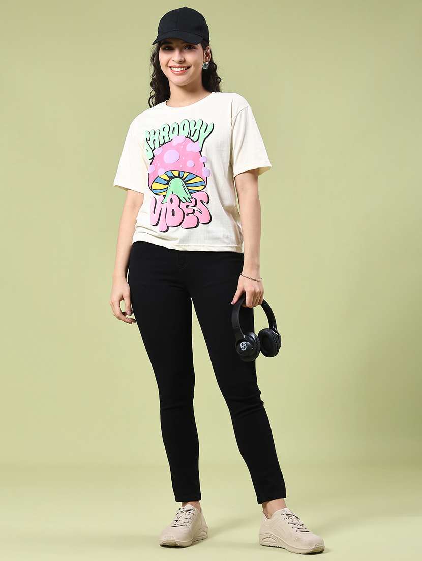 women printed short sleeve t-shirt - 22175441 -  Standard Image - 4
