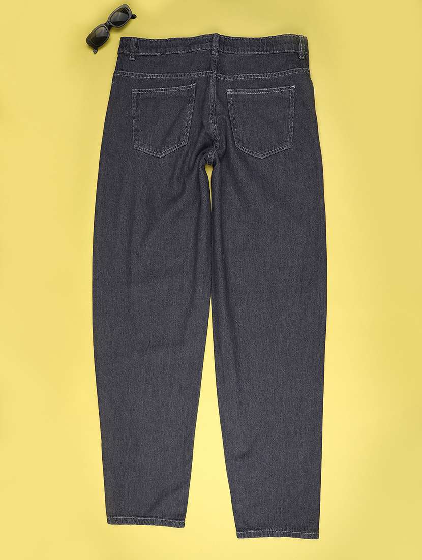 boys solid mid rise realxed fit jean - 22175521 -  Standard Image - 1