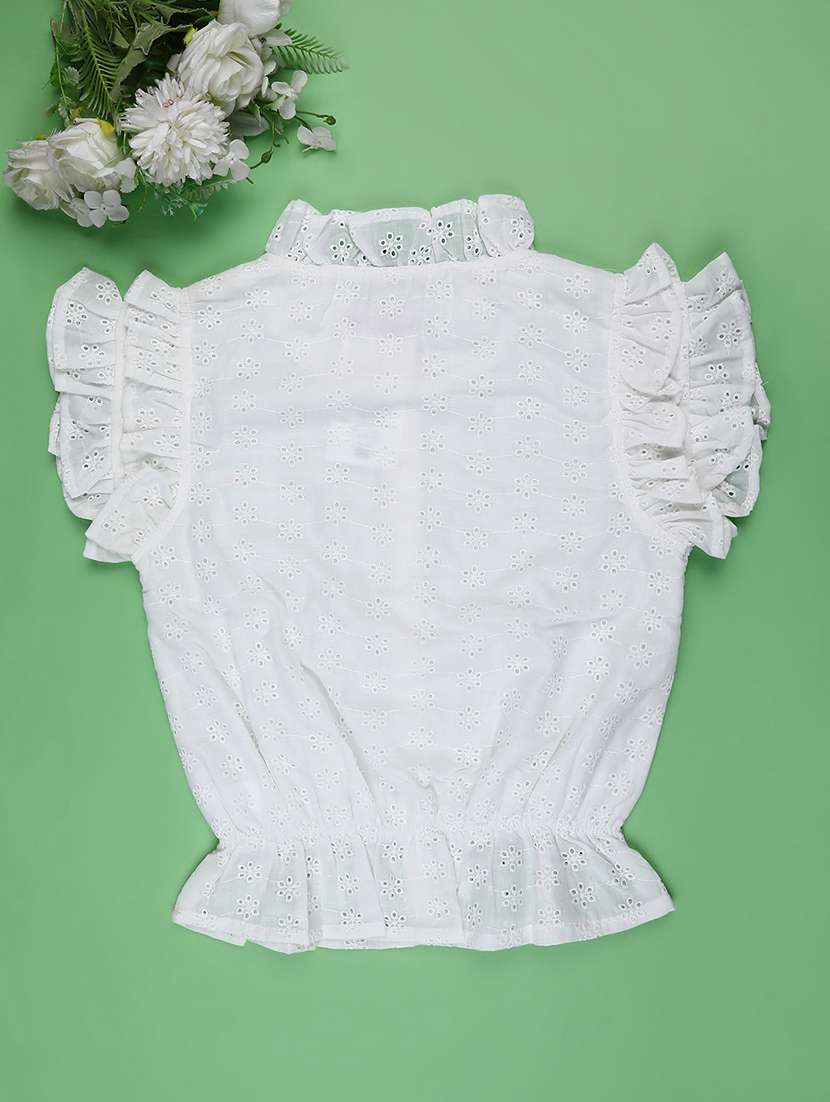 girls self designed short sleeve top - 22175562 -  Standard Image - 1