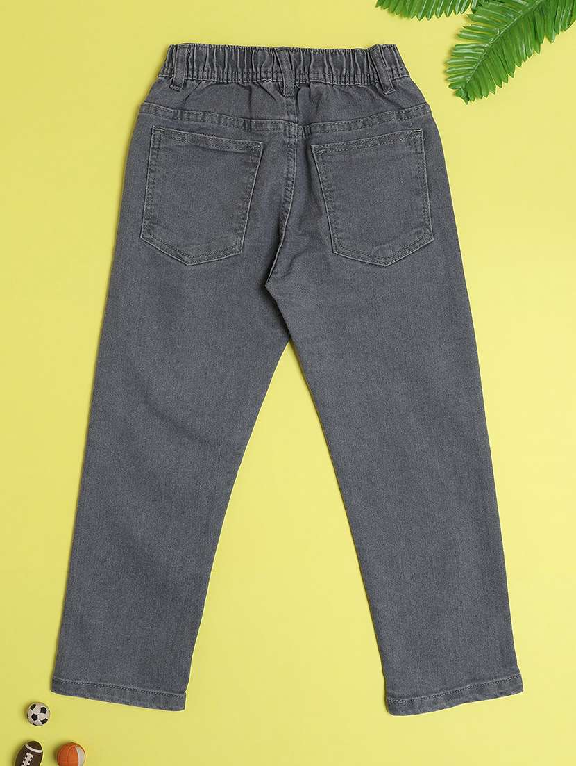 boys solid mid rise jenas - 22175697 -  Standard Image - 1