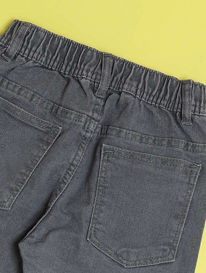boys solid mid rise jenas - 22175697 -  Standard Image - 4