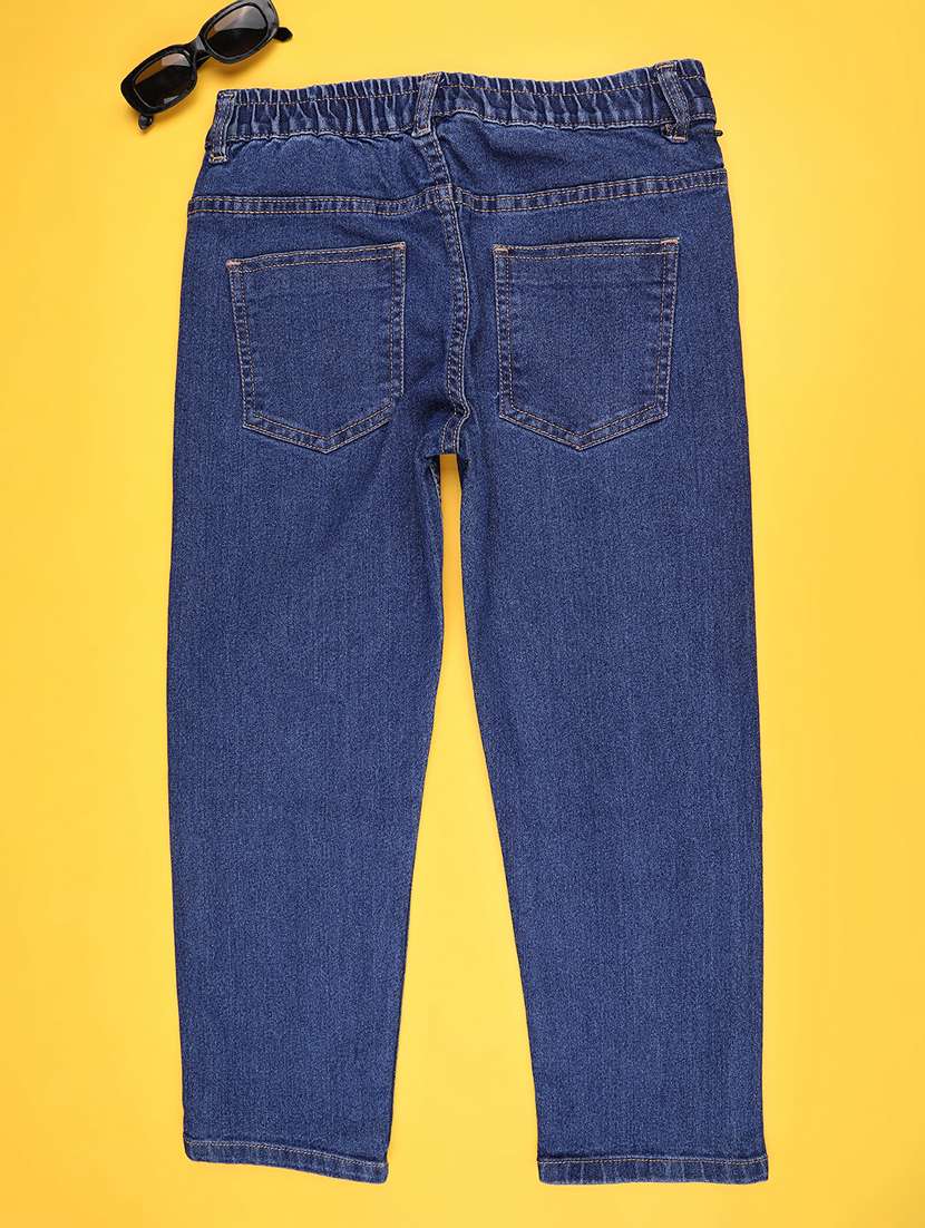Girls Solid Mid Rise Slim Jean - 22175699 -  Standard Image - 1