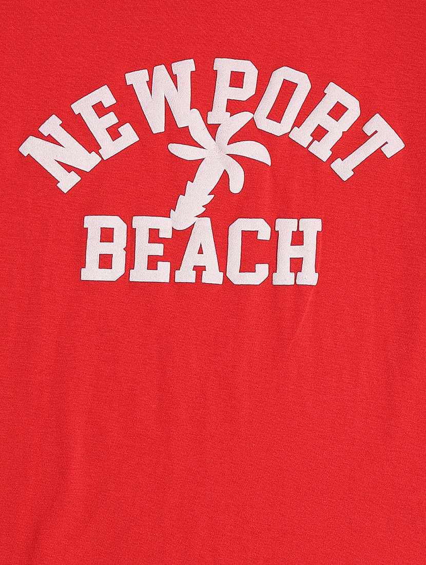 girls typography round neck tee - 22175791 -  Standard Image - 4