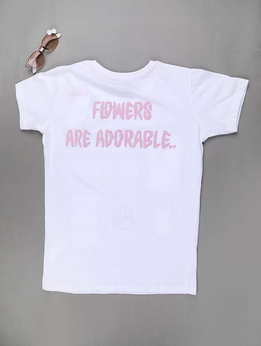Girls Printed Short Sleeves Regular Tee - 22175801 -  Standard Image - 1