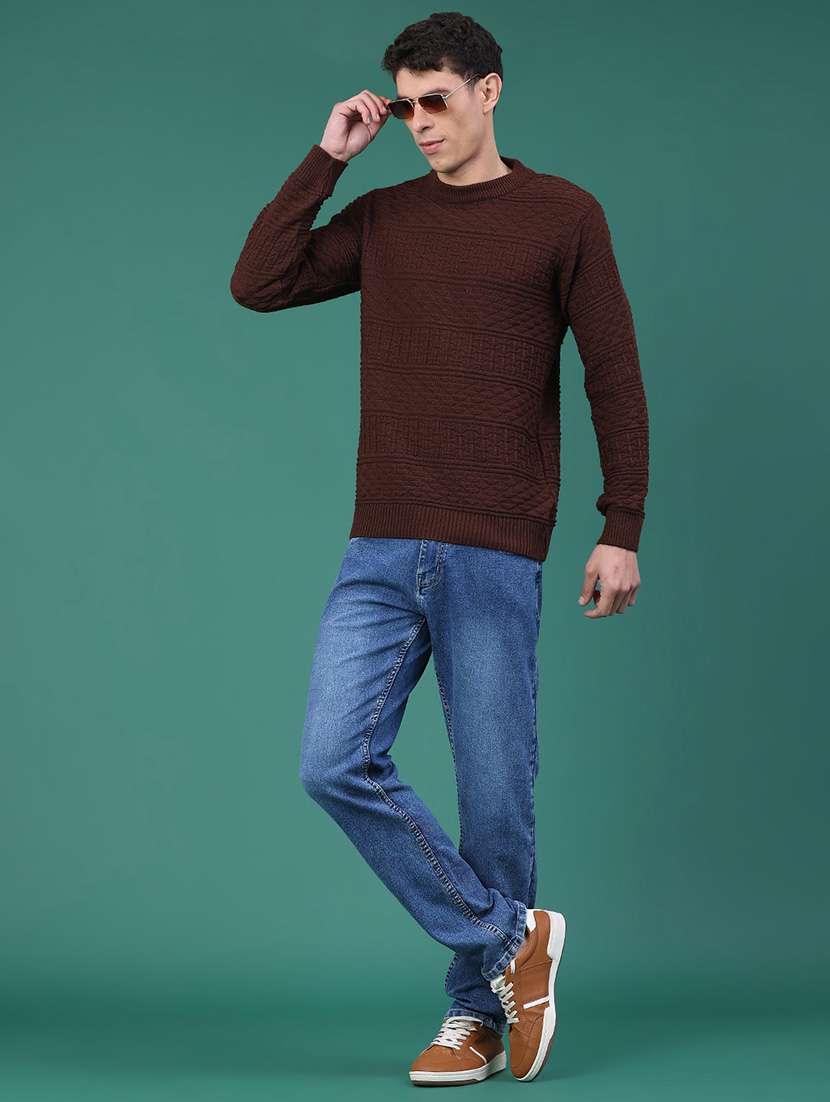 men washed mid rise full length tapered jeans - 22176187 -  Standard Image - 4