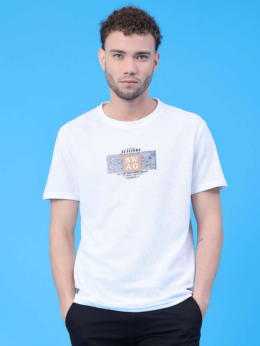 men printed short sleeve regular fit t-shirt - 22176255 -  Standard Image - 1