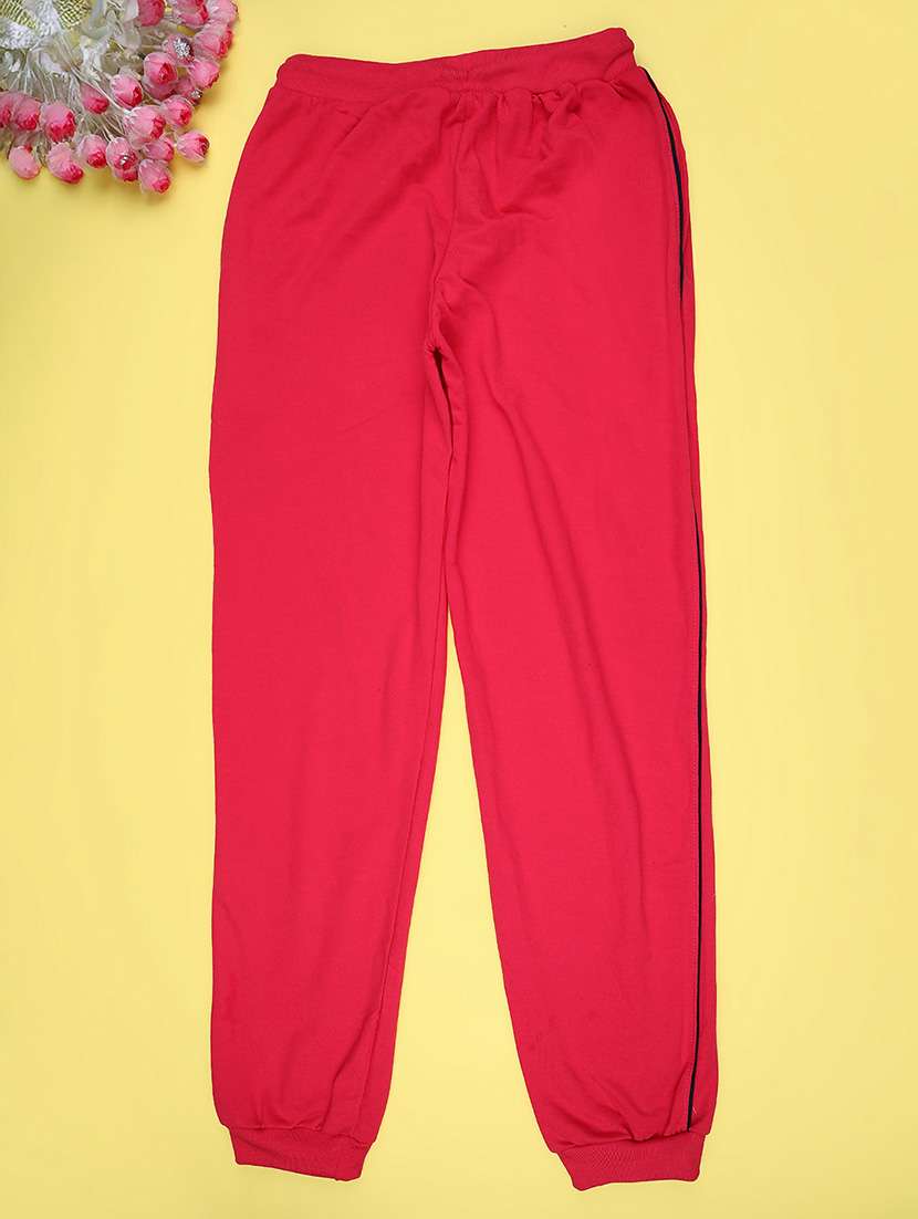 boys solid mid rise joggers - 22176324 -  Standard Image - 1