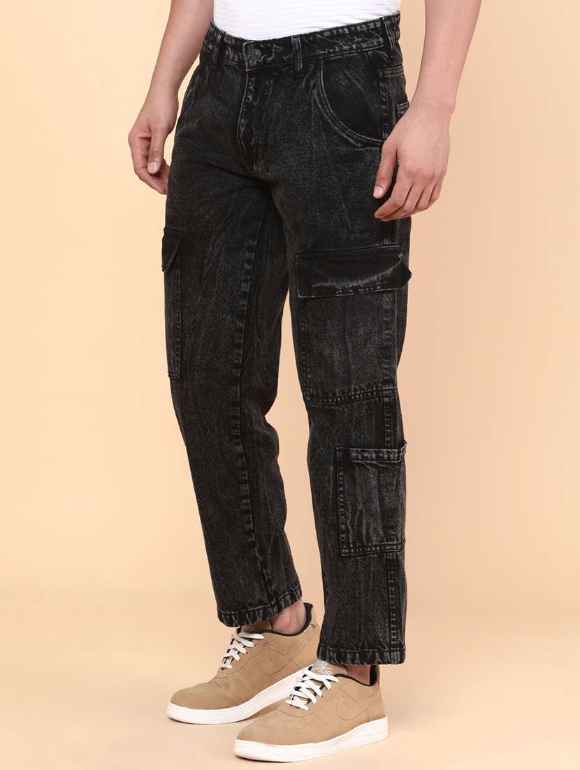 men black denim jean - 22176479 -  Standard Image - 4