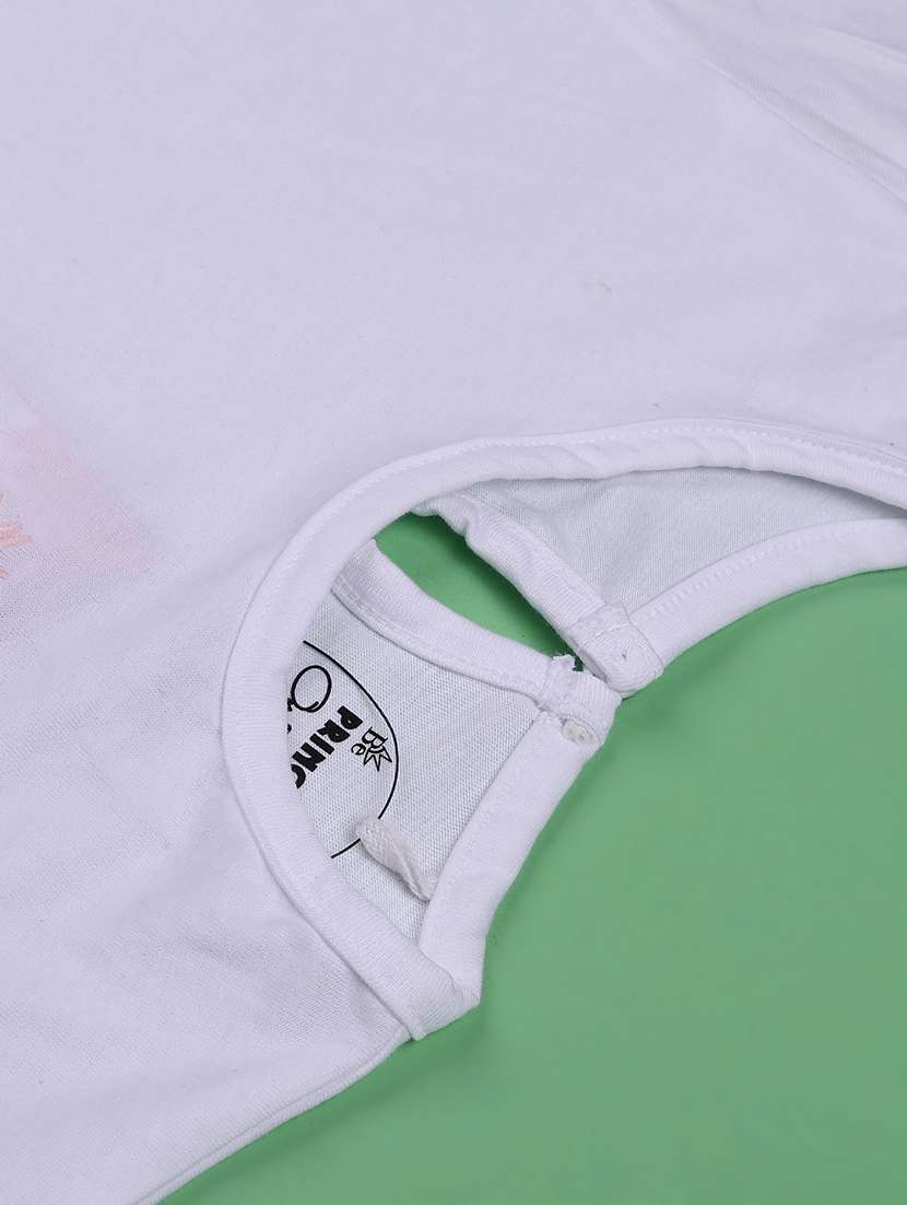 white cotton blend tshirt - 22176511 -  Standard Image - 4