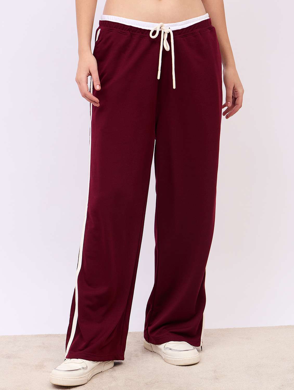 women tapered mid rise track pant - 22176728 -  Standard Image - 1