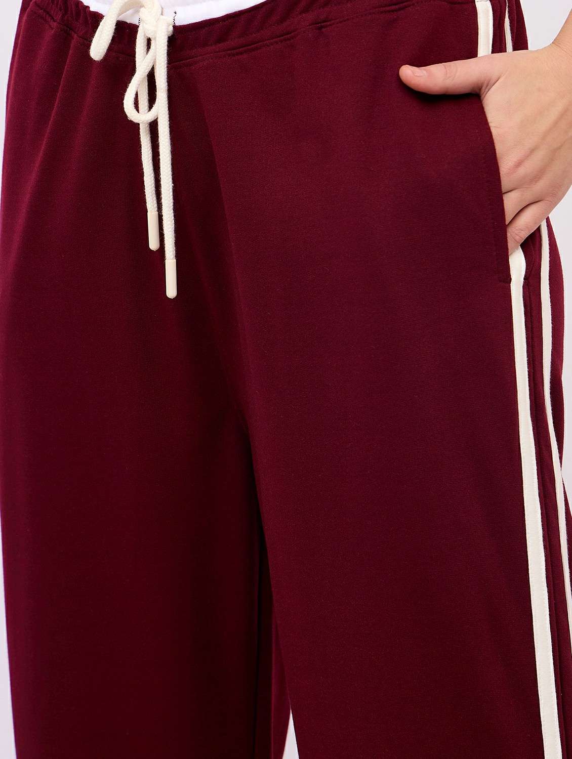 women tapered mid rise track pant - 22176728 -  Standard Image - 4