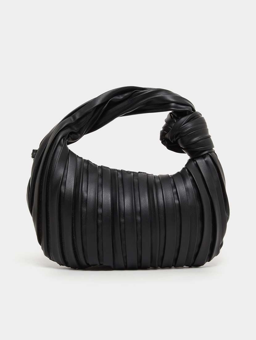 women black textured handbag - 22176743 -  Standard Image - 1