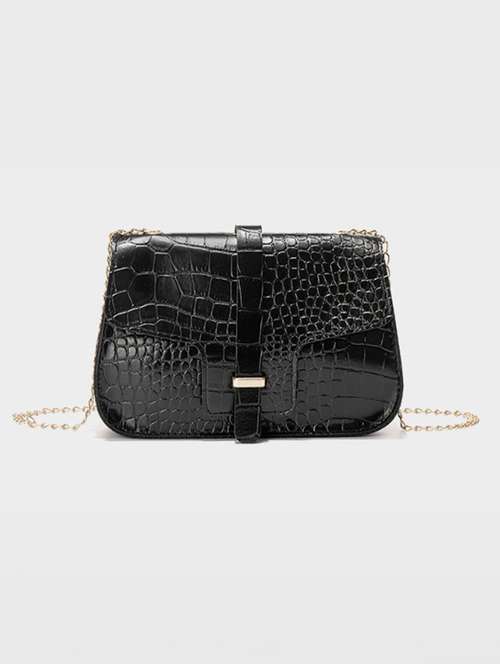 women black solid handbag - 22176762 -  Standard Image - 0