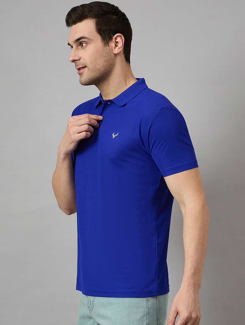 men solid short sleeve polo t-shirt - 22176808 -  Standard Image - 1