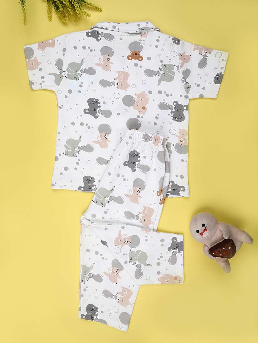 boys printed short sleeve co-ord set - 22176852 -  Standard Image - 1