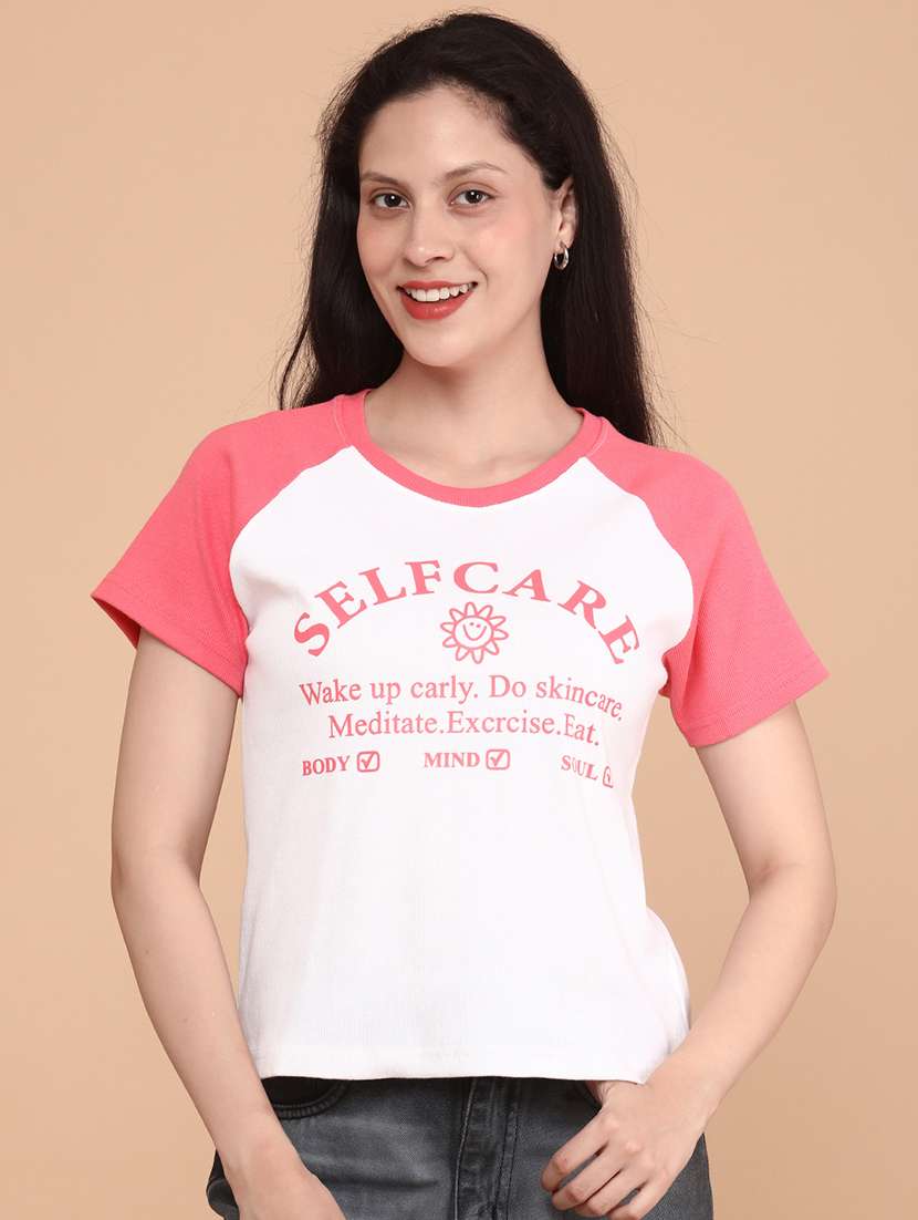 women printed short sleeve t-shirt - 22176870 -  Standard Image - 1