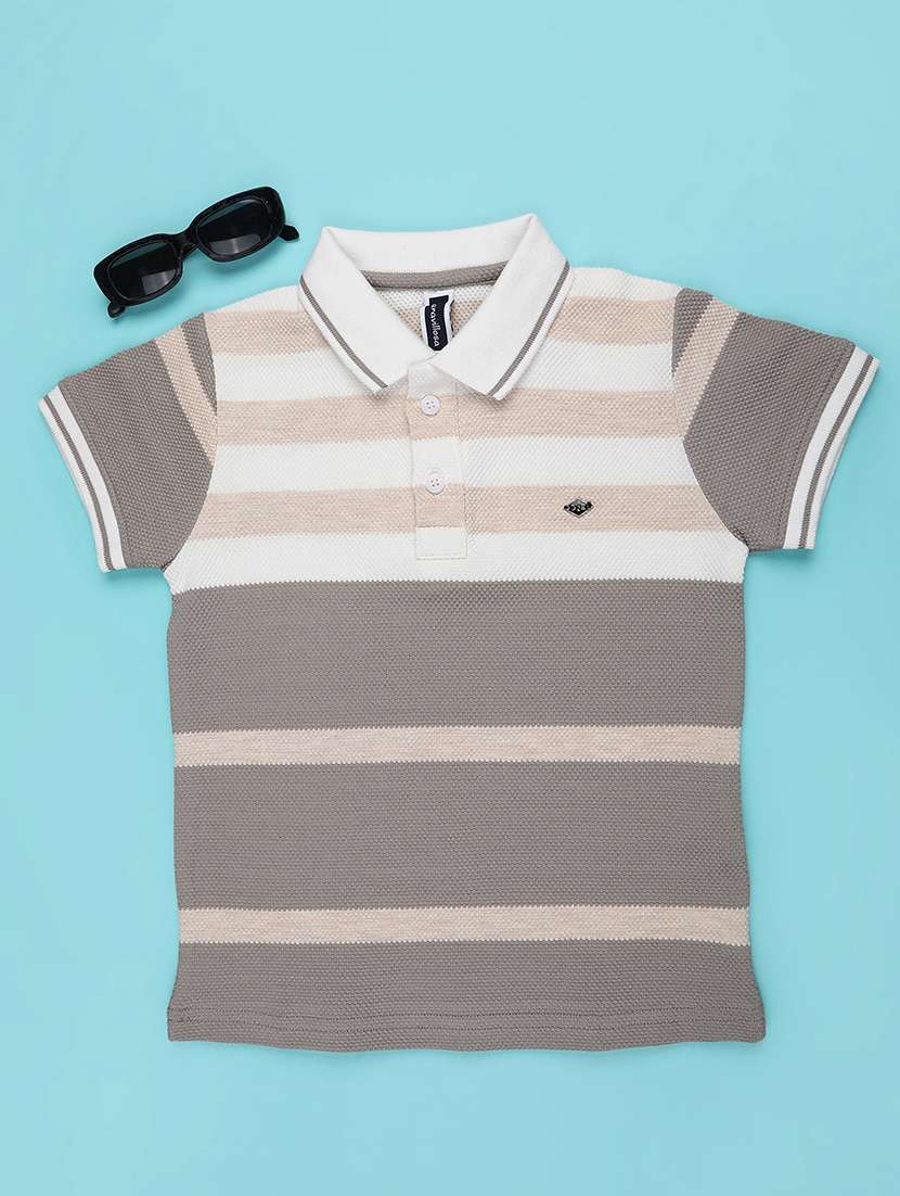 Boys Printed Short Sleeve Polo T-shirt - 22176908 -  Standard Image - 1