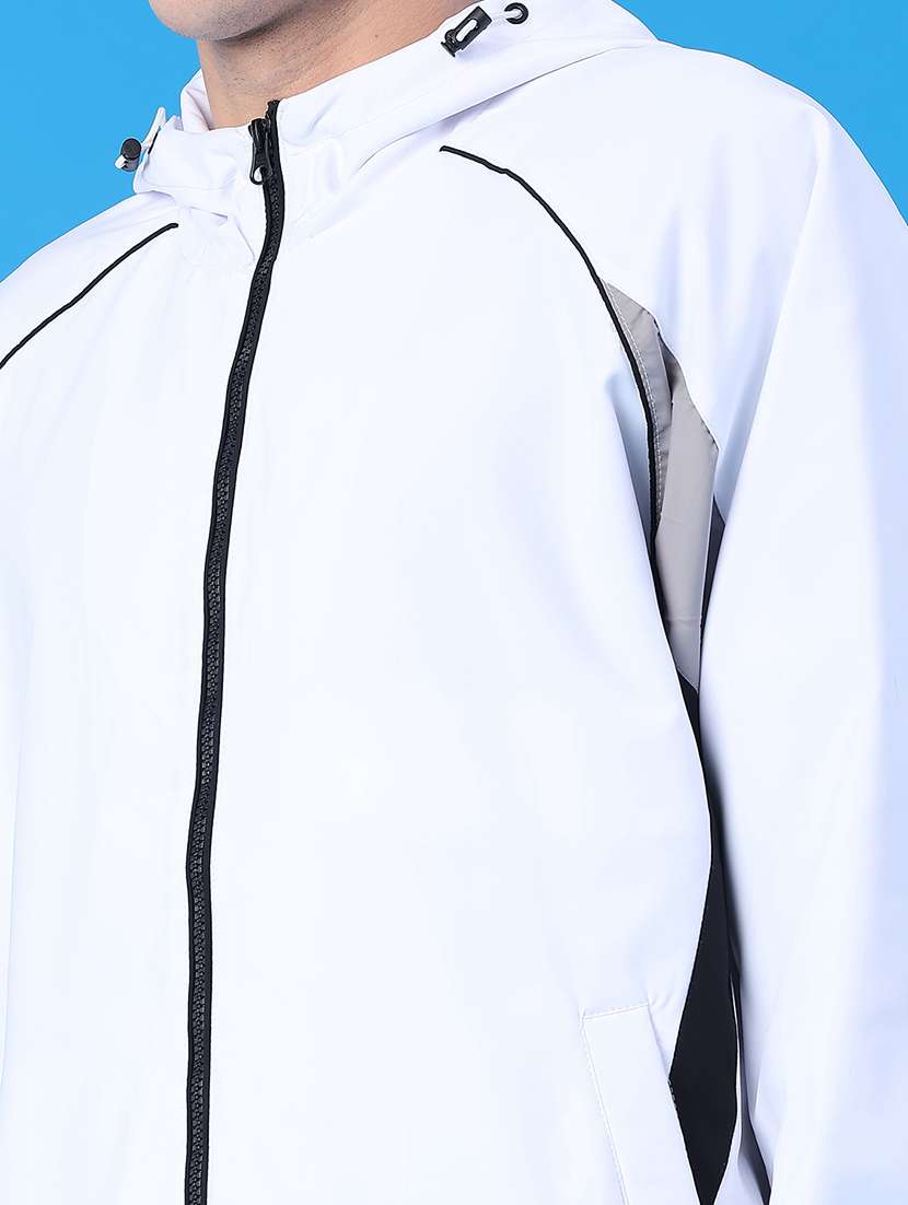 men color block long sleeve bomber jacket - 22176915 -  Standard Image - 4