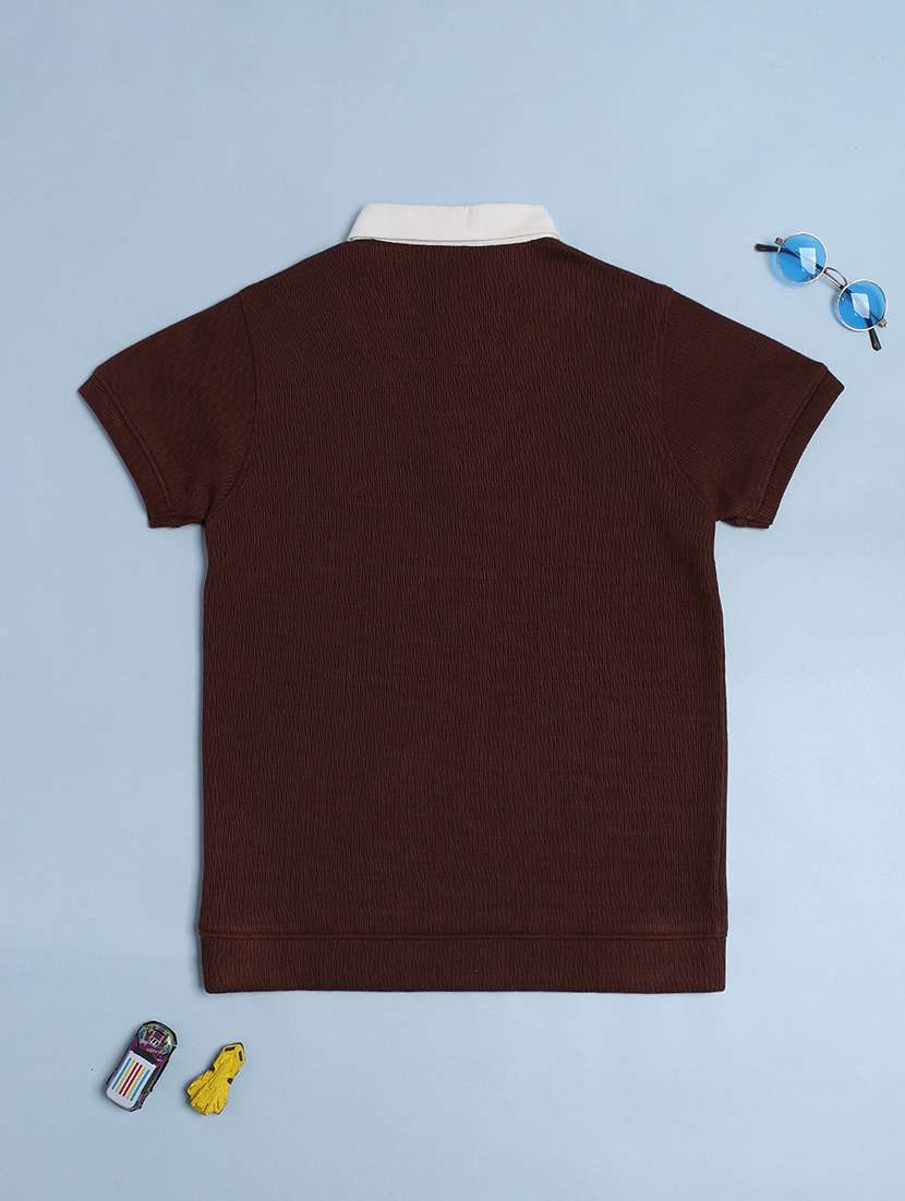 boys solid short sleeve polo t-shirt  - 22176942 -  Standard Image - 1