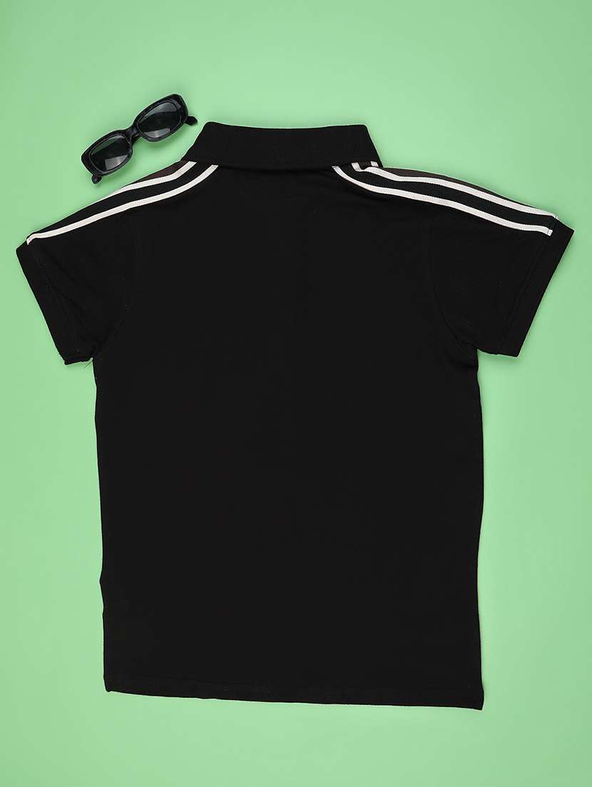 boys solid short sleeve polo t-shirt - 22176944 -  Standard Image - 1