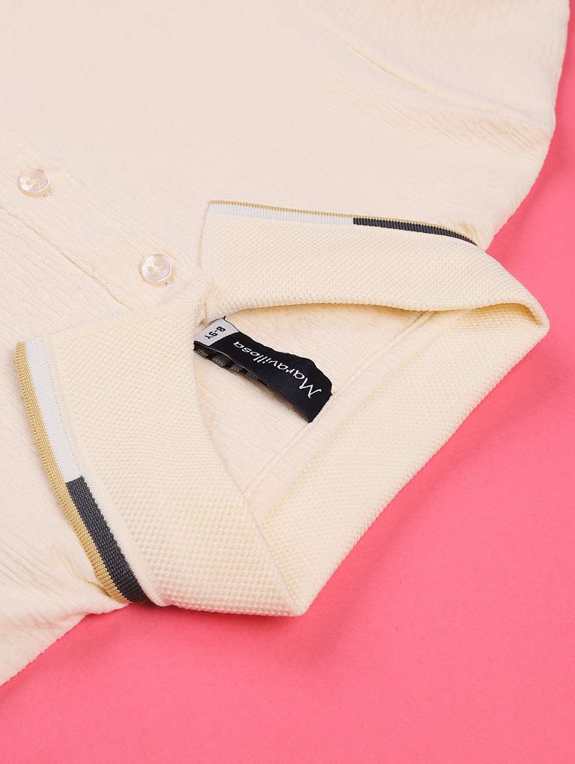 beige cotton plain tee - 22176946 -  Standard Image - 4